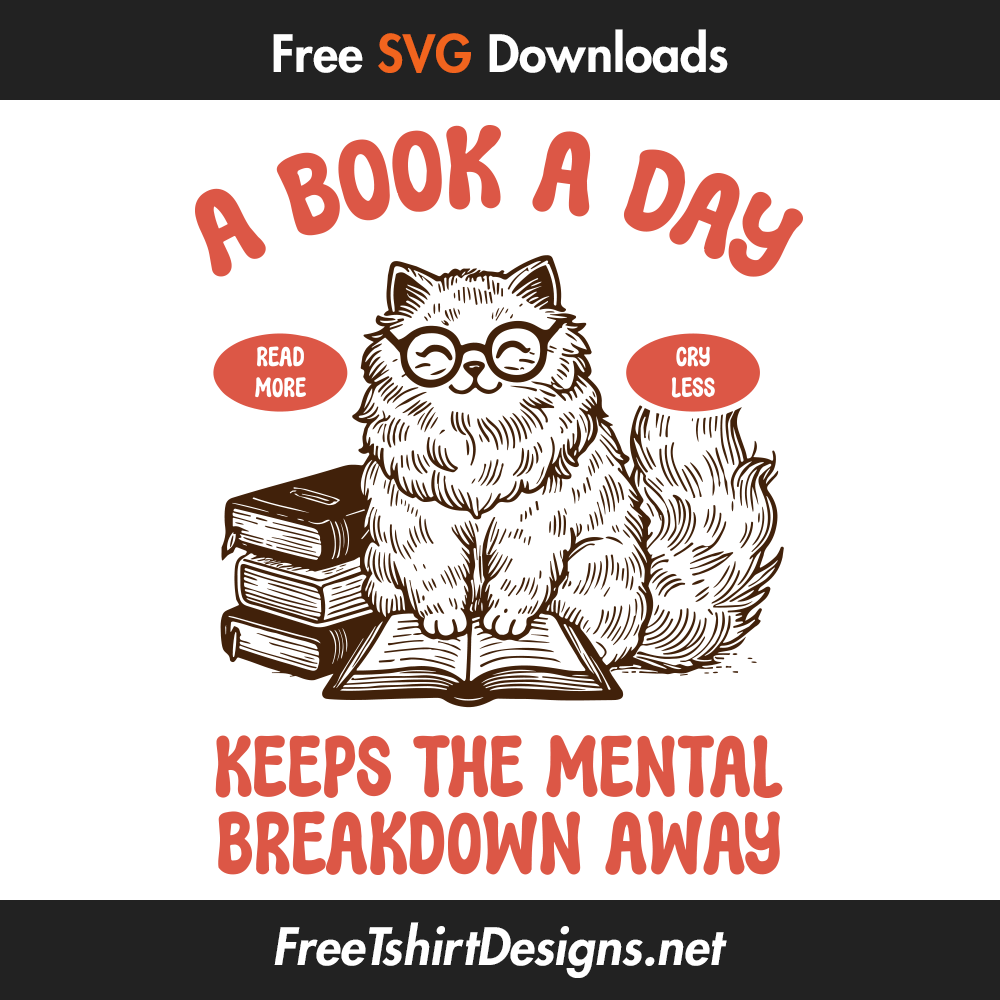 a book a day svg vector